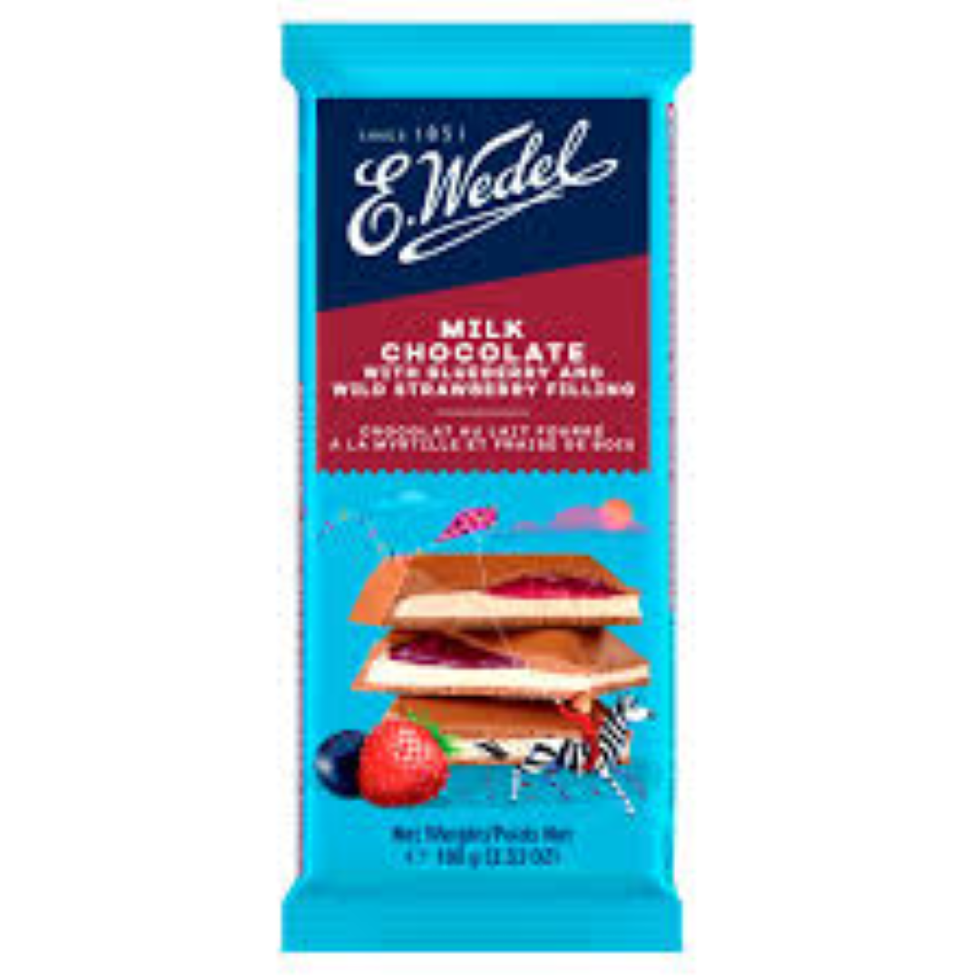 WEDEL MILK CHOCOLATE WITH STRAWBERRY 100G